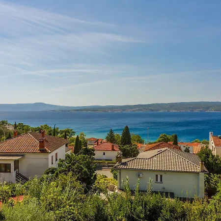 Beeindruckendes Nur 200 Meter Zum Sandstrand Mit Panoramablick Apartament Crikvenica
