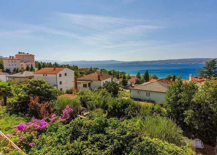 Beeindruckendes Nur 200 Meter Zum Sandstrand Mit Panoramablick Apartament Crikvenica