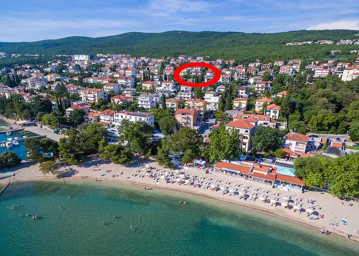 Beeindruckendes Nur 200 Meter Zum Sandstrand Mit Panoramablick * Crikvenica